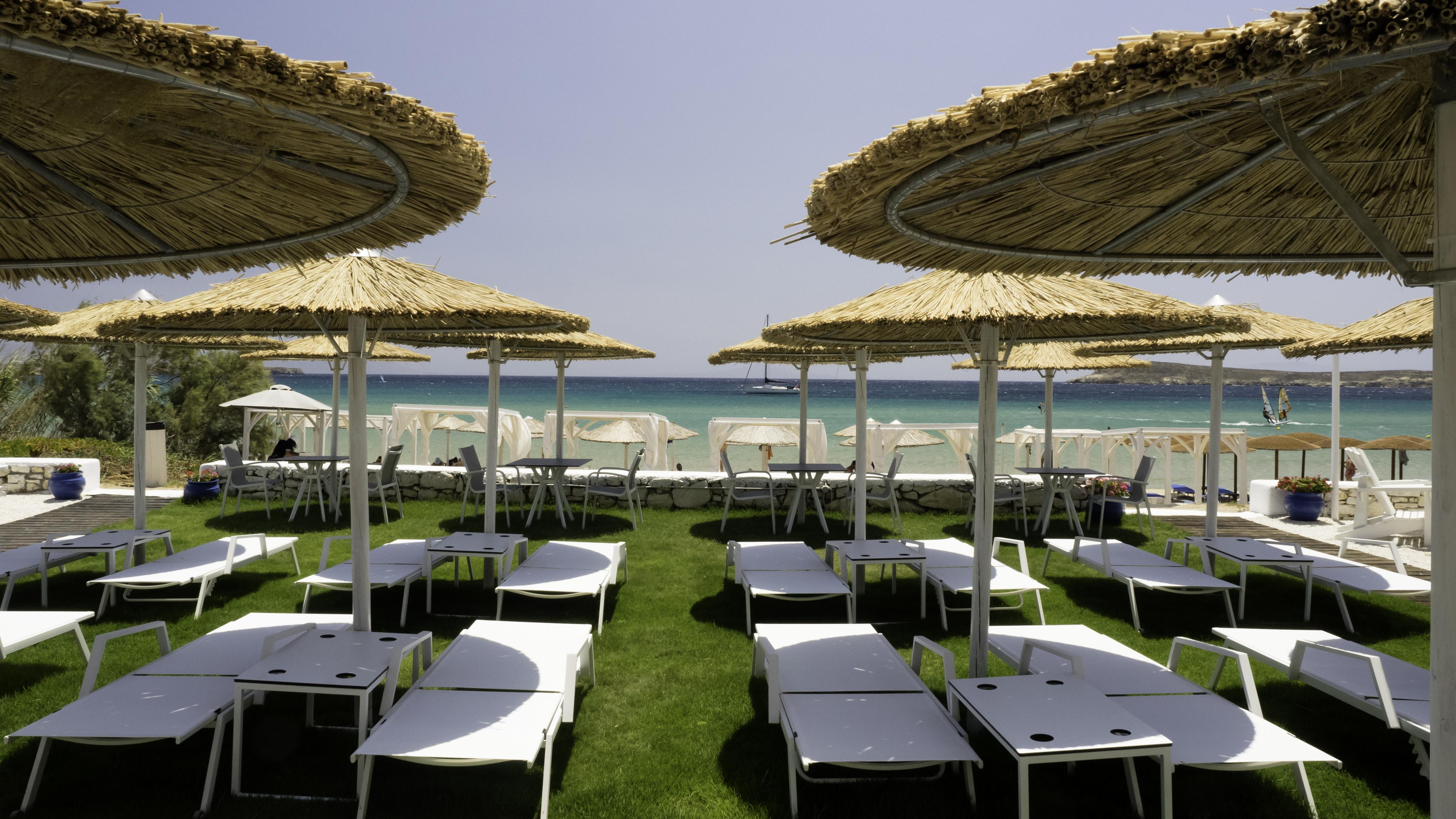 Amaryllis Beach Hotel Chrisi Akti  Exteriér fotografie